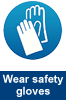 Safety Gloves Must be worn